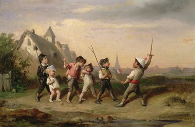 The New Recruits by Francois Louis Lenfant